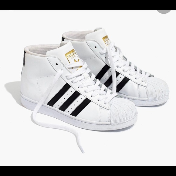 high top superstar adidas